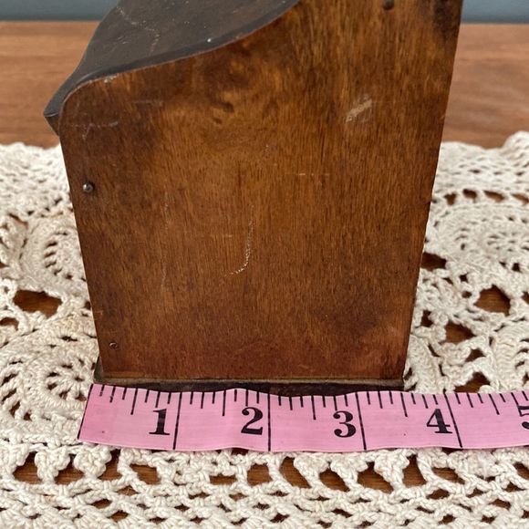 Vintage  American Eagle Wooden Recipe Box - Picture 10 of 11